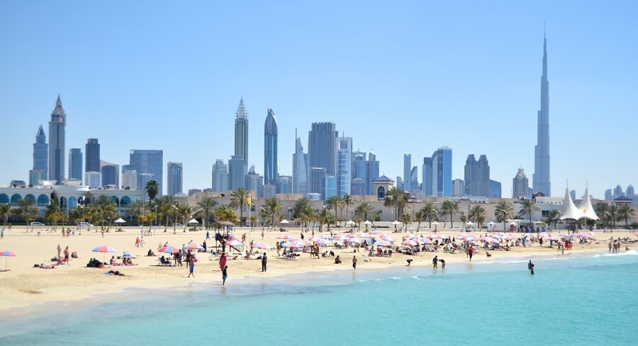Пляжи Дубая